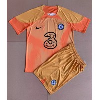Dres Chelsea Golmanski Domaci za djecu 2022-23 Kratak Rukav (+ kratke hlače)